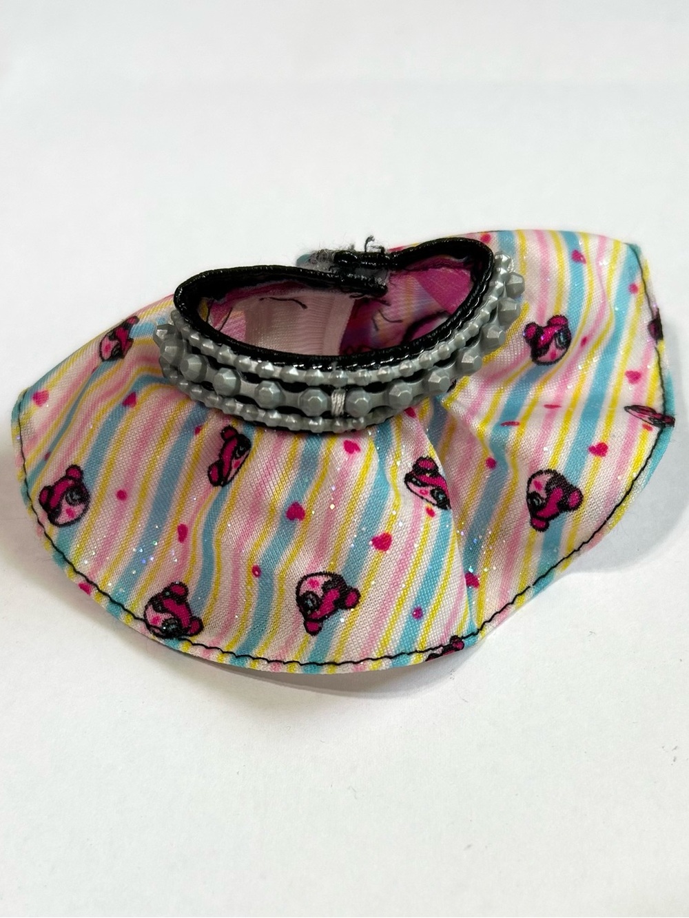 4/$20 Barbie Fashionista Cutie Skirt 2009 Striped Studded Belt #R9879 Mattel